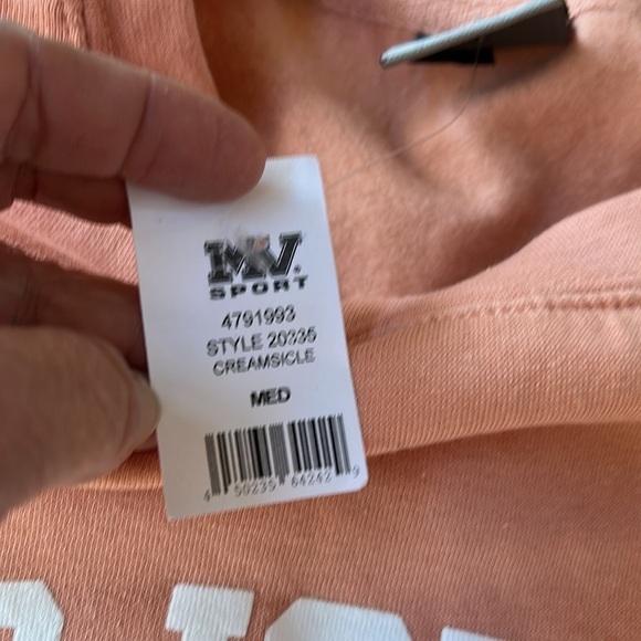 MV Sport Hawaii Creamsicle Crewneck Sweatshirt NWT Medium - Picture 4 of 6